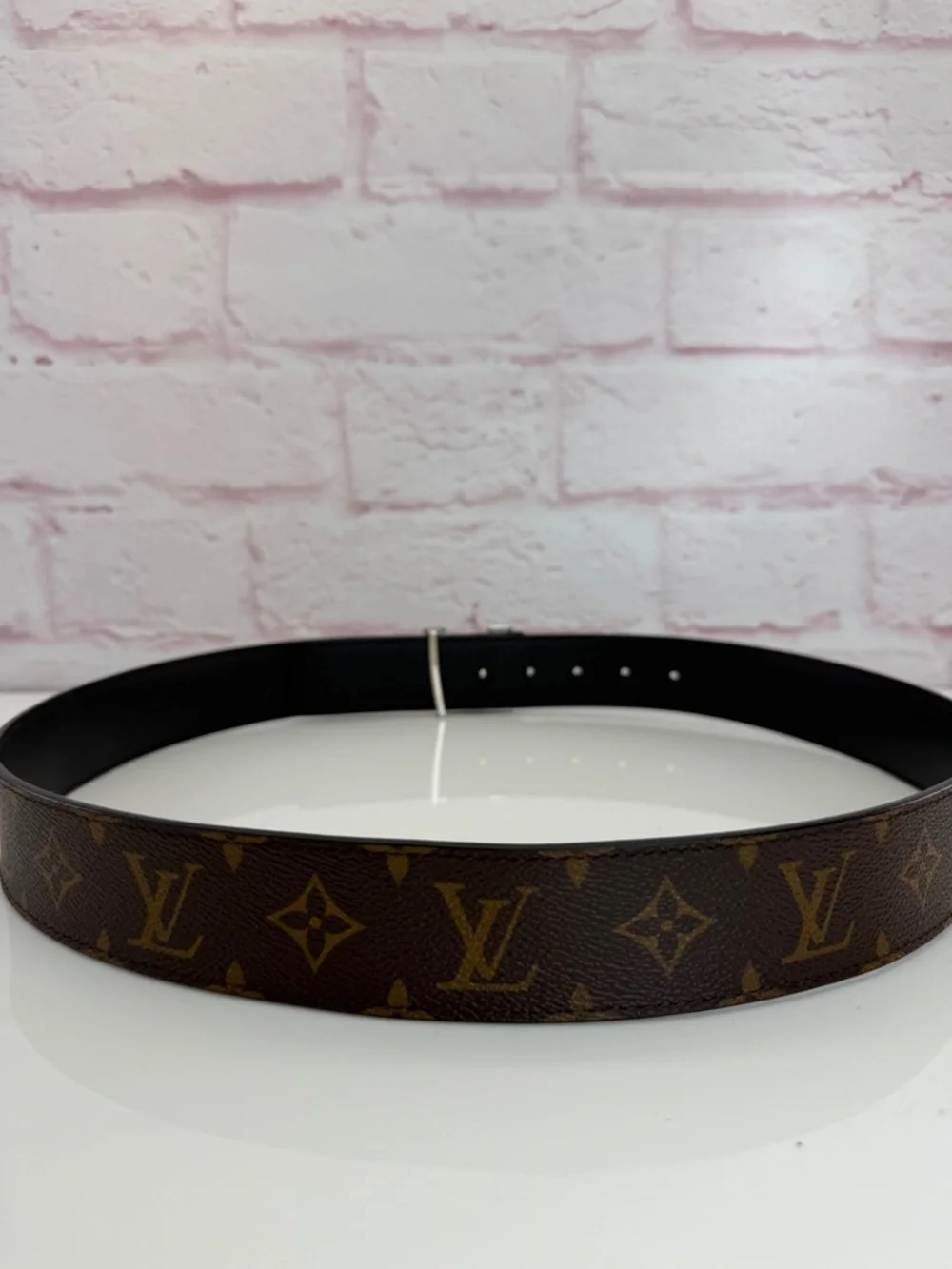 LOUIS VUITTON LV INITIALES MONOGRAM REVERSIBLE 40MM BELT SZ 95/38